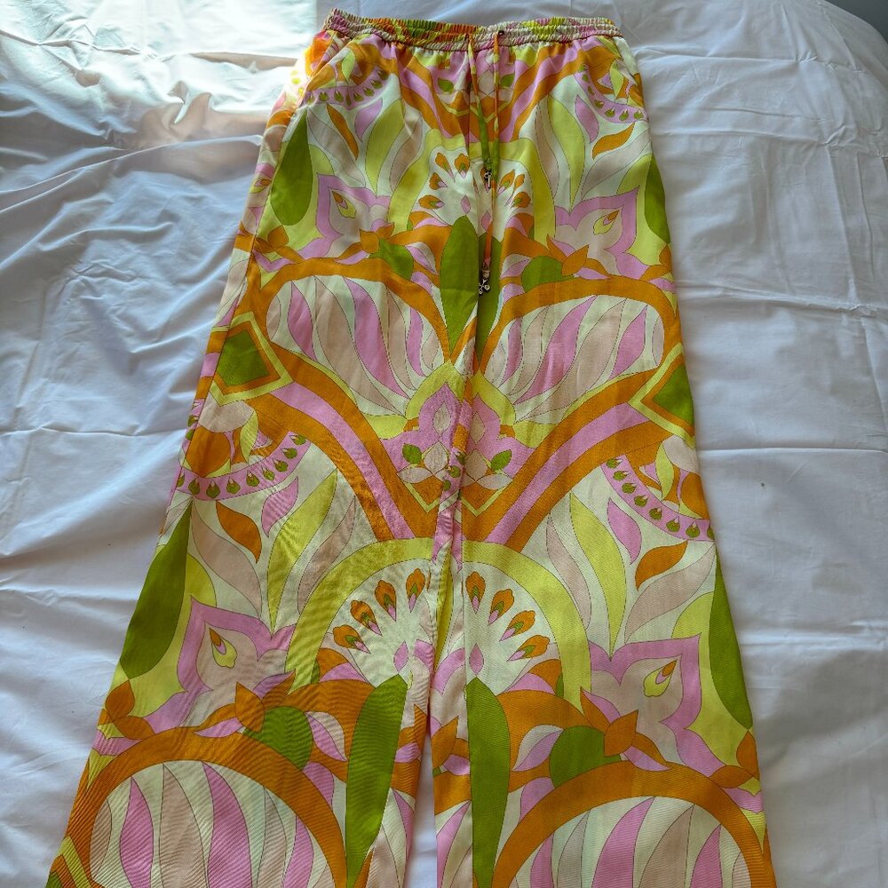 Zara satin pants